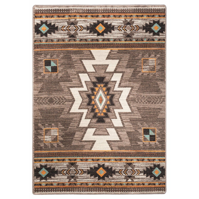 American Dakota Southwest Barrel Rug - Worn Saddle