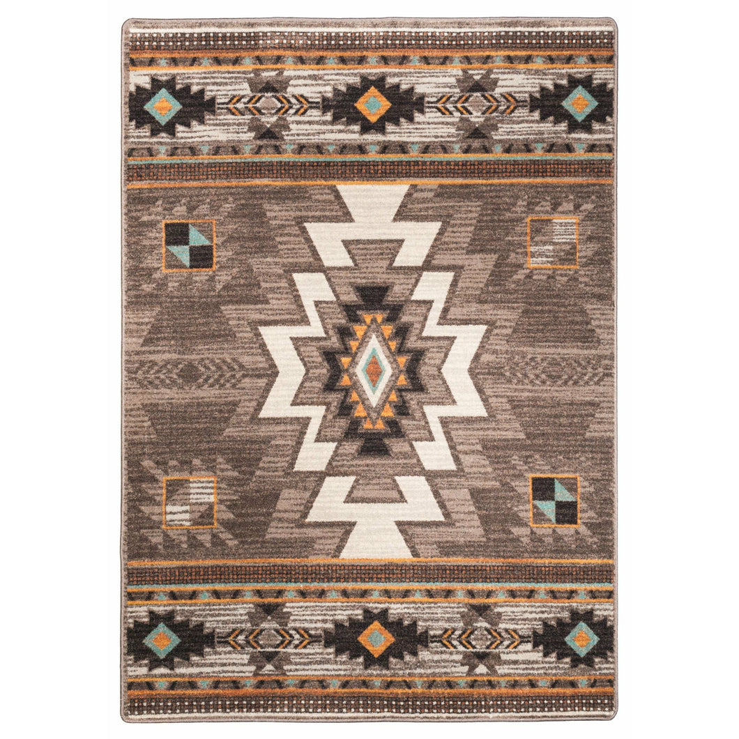 American Dakota Southwest Barrel Rug - Worn Saddle