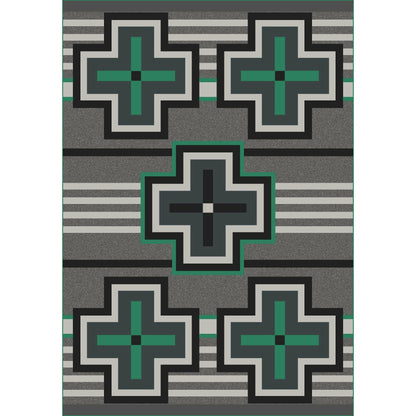 American Dakota Southwest Bounty Rug - Jade