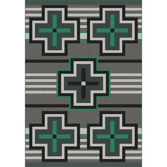 American Dakota Southwest Bounty Rug - Jade