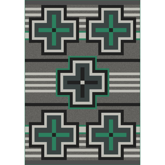 American Dakota Southwest Bounty Rug - Jade