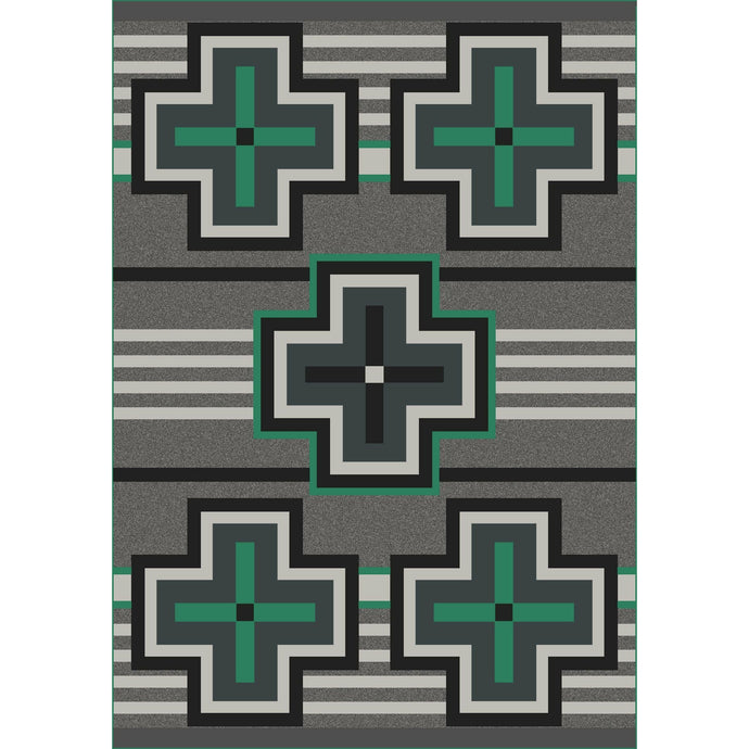 American Dakota Southwest Bounty Rug - Jade