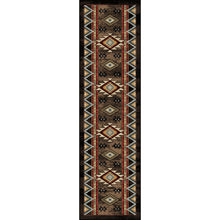 Load image into Gallery viewer, American Dakota Southwest Bow Strings Rug - Brown