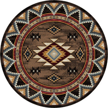 Load image into Gallery viewer, American Dakota Southwest Bow Strings Rug - Brown