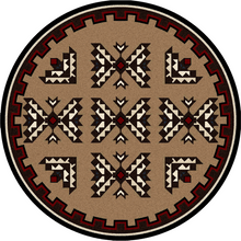 Load image into Gallery viewer, American Dakota Southwest Cami Blanket Rug - Brown