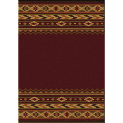 American Dakota Southwest Cimarron Rug - Red