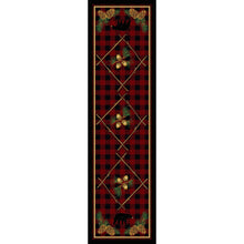 Load image into Gallery viewer, American Dakota Cabin Deep Woods Rug - Red