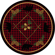 Load image into Gallery viewer, American Dakota Cabin Deep Woods Rug - Red