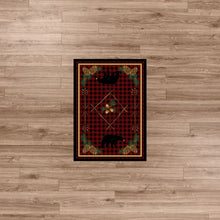 Load image into Gallery viewer, American Dakota Cabin Deep Woods Rug - Red