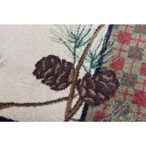 American Dakota Cabin Delicate Pines - Natural
