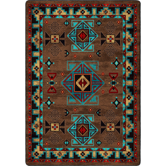 American Dakota Southwest Desert Diamond Rug- Southwest