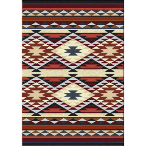 American Dakota Southwest Diamond Rio Rug - Rust