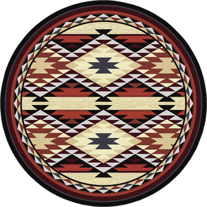 American Dakota Southwest Diamond Rio Rug - Rust