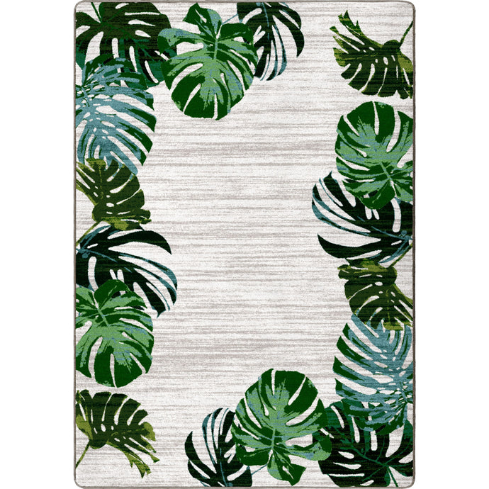 American Dakota Coastal Falling Leaves Rug - Sage