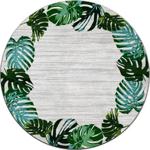 Load image into Gallery viewer, American Dakota Coastal Falling Leaves Rug - Sage
