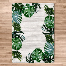 Load image into Gallery viewer, American Dakota Coastal Falling Leaves Rug - Sage