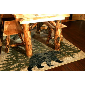 American Dakota Cabin High Point Bear Rug - Stone