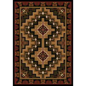 American Dakota Southwest Hill Country Rug - Red