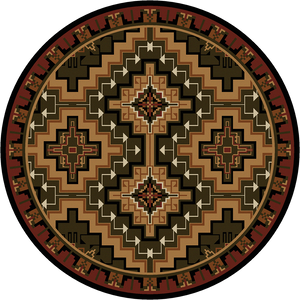American Dakota Southwest Hill Country Rug - Red