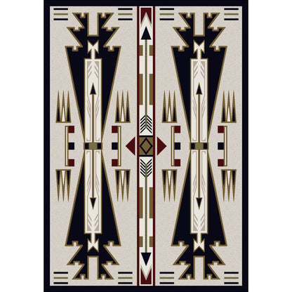 American Dakota Southwest Horse Thieves Rug - Natural
