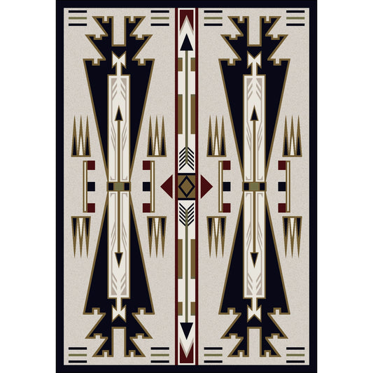 American Dakota Southwest Horse Thieves Rug - Natural