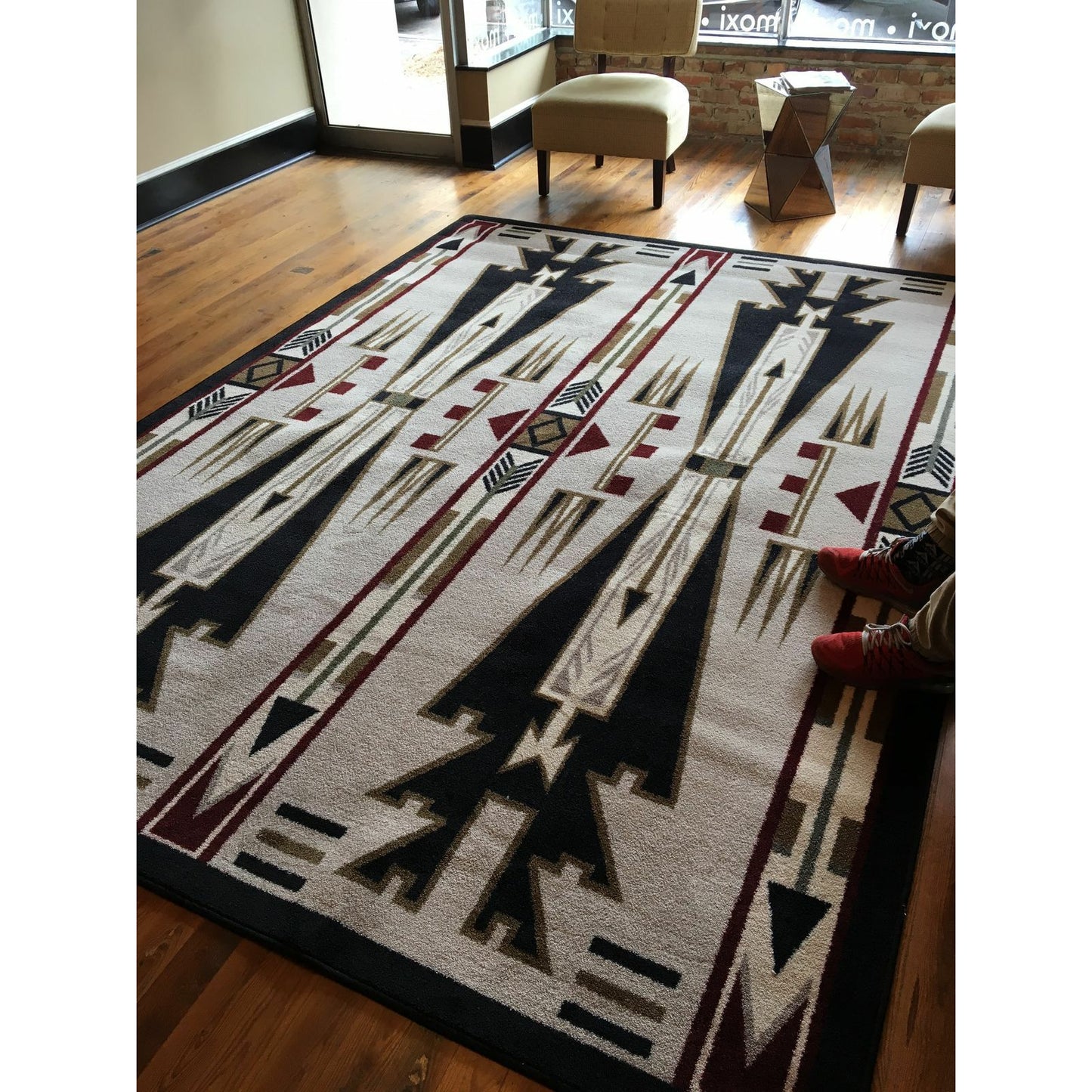 American Dakota Southwest Horse Thieves Rug - Natural