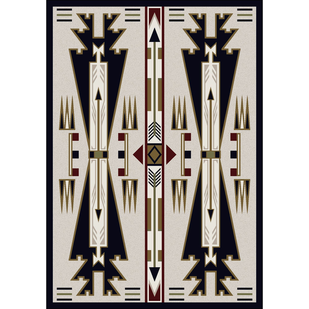 American Dakota Southwest Horse Thieves Rug - Natural