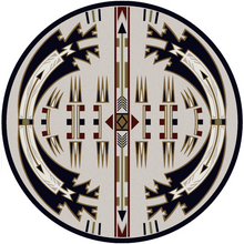 Load image into Gallery viewer, American Dakota Southwest Horse Thieves Rug - Natural