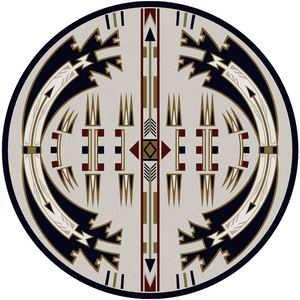 American Dakota Southwest Horse Thieves Rug - Natural