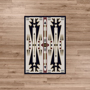 American Dakota Southwest Horse Thieves Rug - Natural