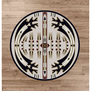 American Dakota Southwest Horse Thieves Rug - Natural