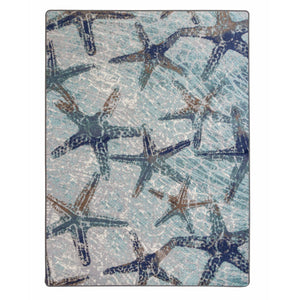 American Dakota Coastal Laguna Reef Rug - Aqua