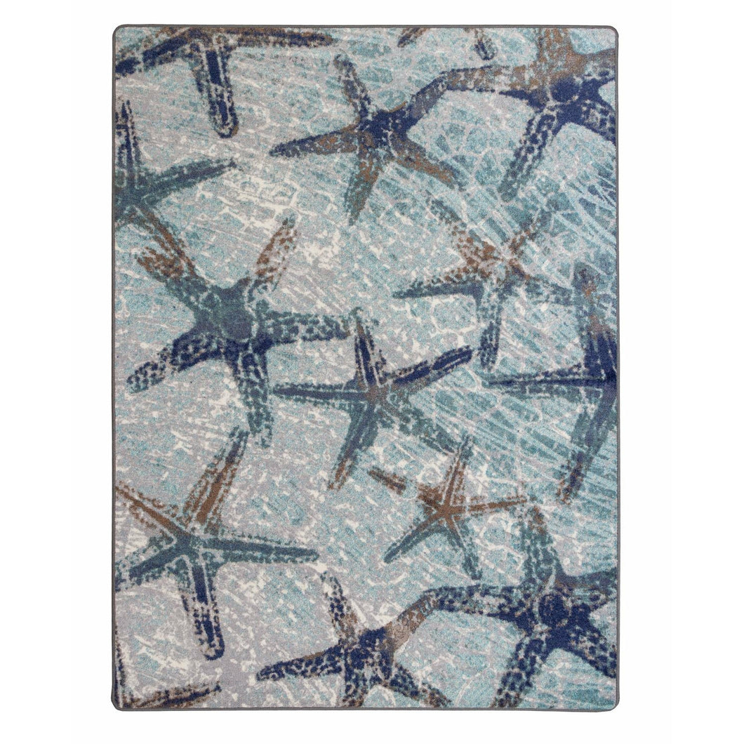 American Dakota Coastal Laguna Reef Rug - Aqua