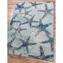 Load image into Gallery viewer, American Dakota Coastal Laguna Reef Rug - Aqua