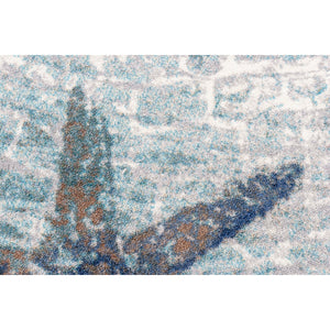American Dakota Coastal Laguna Reef Rug - Aqua