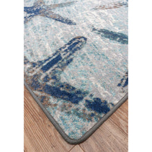 Load image into Gallery viewer, American Dakota Coastal Laguna Reef Rug - Aqua