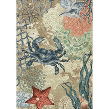 Load image into Gallery viewer, American Dakota Coastal Latitude Adjustment Rug - Parchment