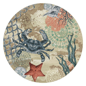 American Dakota Coastal Latitude Adjustment Rug - Parchment