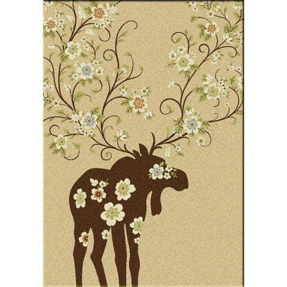American Dakota Cabin Moose Blossom - Natural