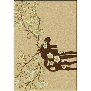 American Dakota Cabin Moose Blossom - Natural