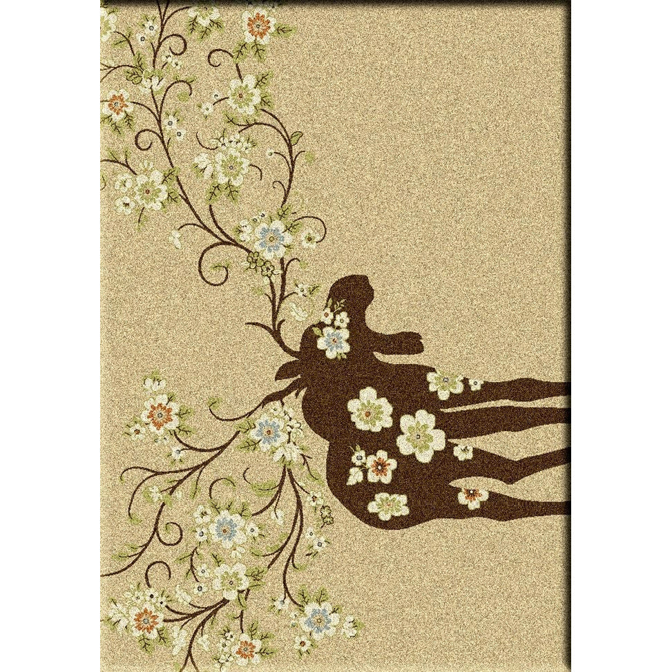 American Dakota Cabin Moose Blossom - Natural