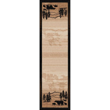 Load image into Gallery viewer, American Dakota Cabin Mountain Shadow Bear Rug - Natural