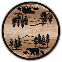 Load image into Gallery viewer, American Dakota Cabin Mountain Shadow Bear Rug - Natural
