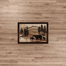 Load image into Gallery viewer, American Dakota Cabin Mountain Shadow Bear Rug - Natural