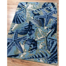 Load image into Gallery viewer, American Dakota Coastal Ocean Mist Rug - Indigo
