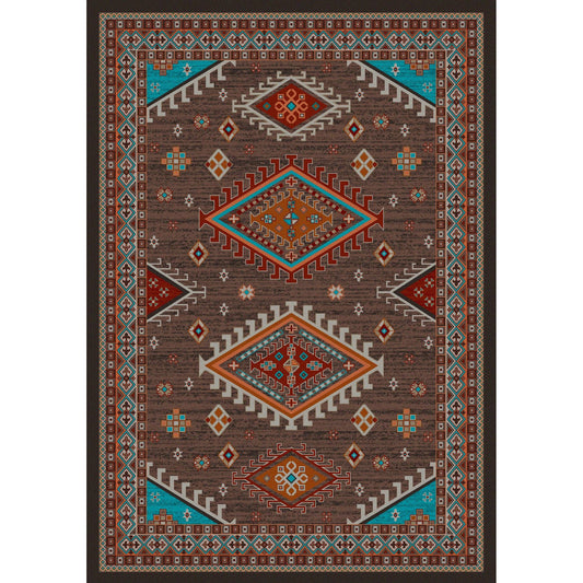 American Dakota Southwest Persian Rug - Brown