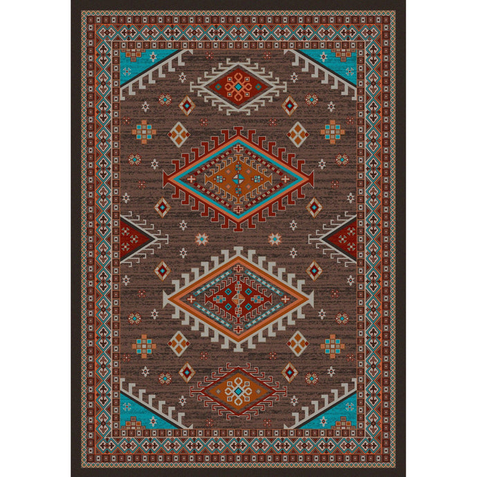 American Dakota Southwest Persian Rug - Brown