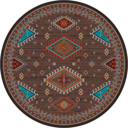 American Dakota Southwest Persian Rug - Brown
