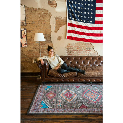 American Dakota Southwest Persian Rug - Brown