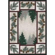 Load image into Gallery viewer, American Dakota Cabin Pine Forest Rug - Maize